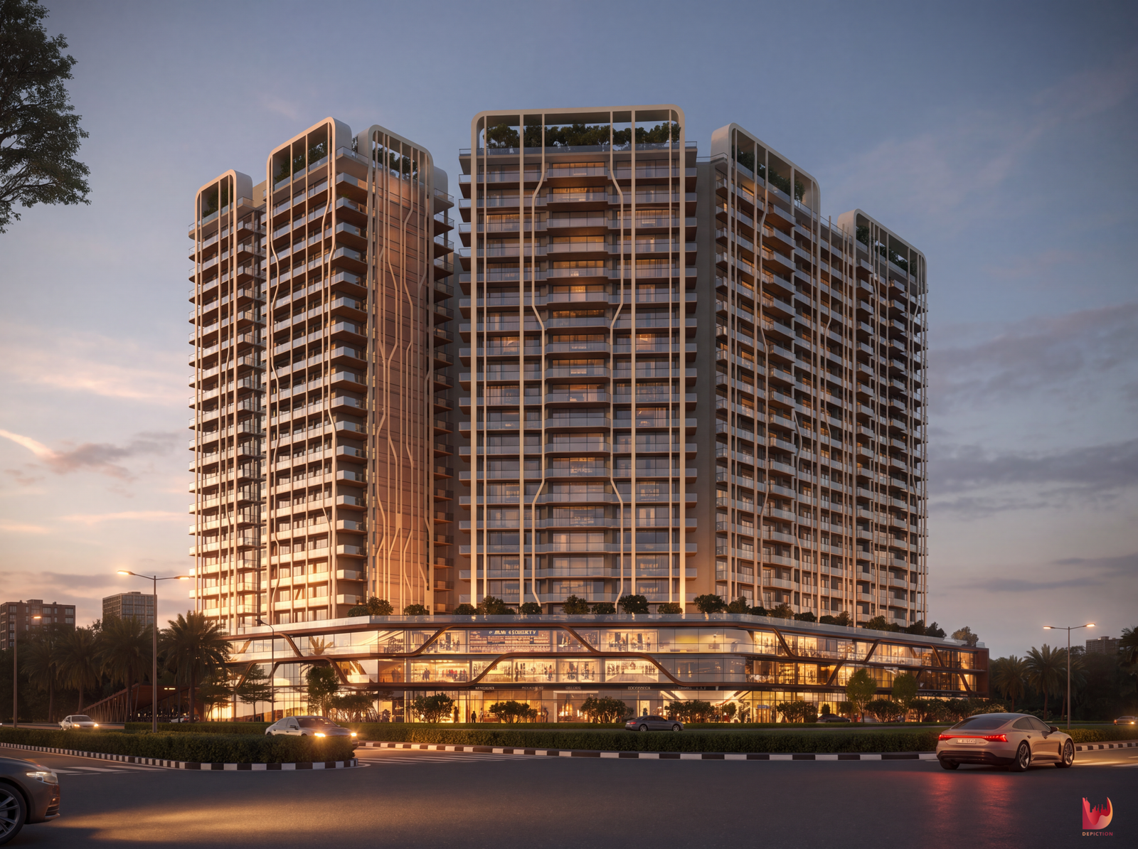 The Marq by Atlantis architectural corner view