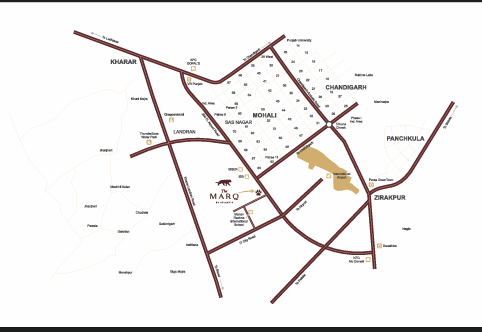 The Marq by Atlantis location map