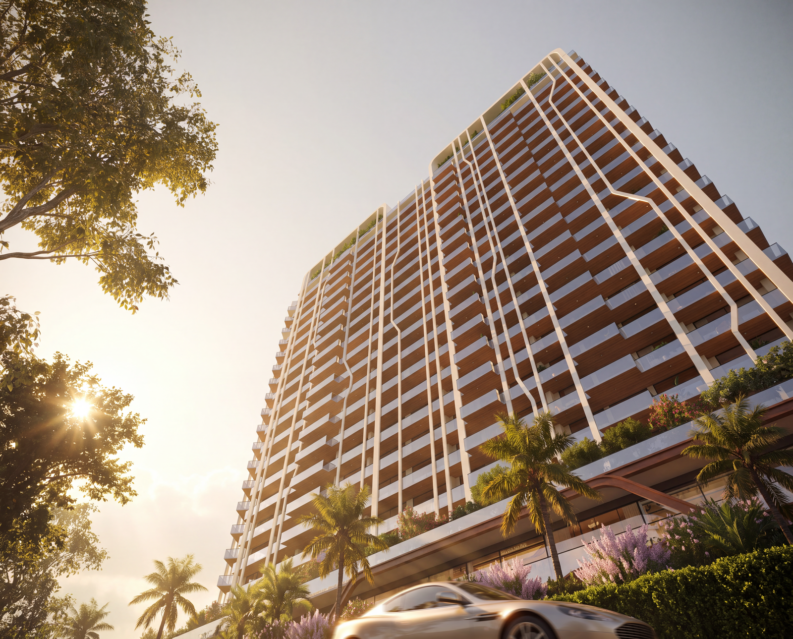 The Marq by Atlantis warm evening view